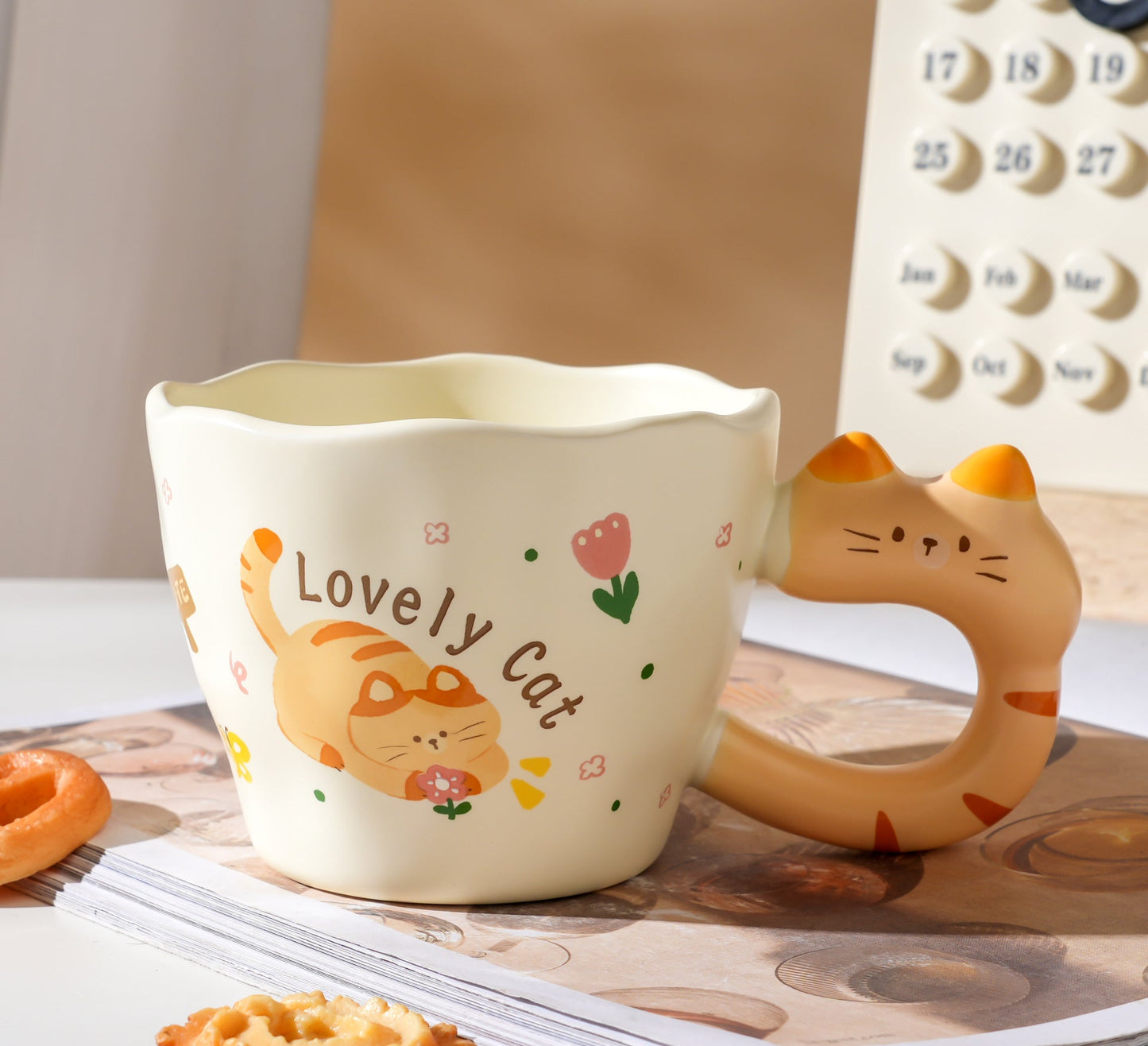 Cute Cat Ceramic Mug