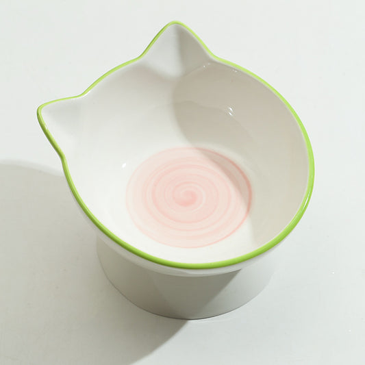 Guava Color Cat Bowl