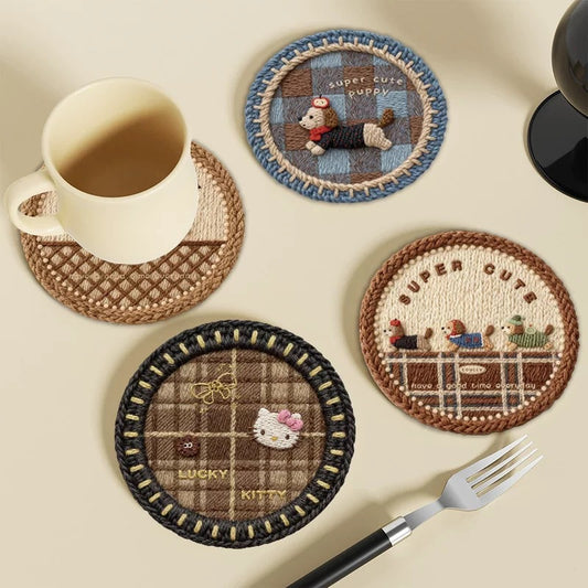Cartoon Diatom Mud Coaster