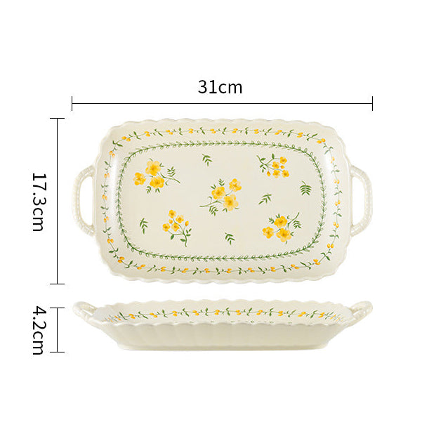 Spring Flower Plates