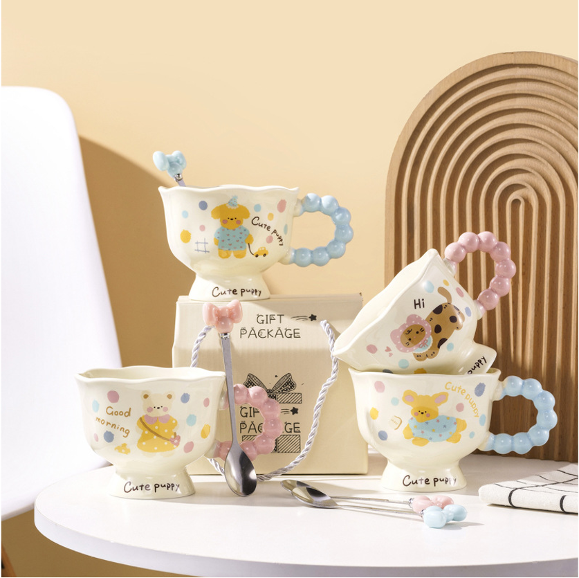 Sweet Paws Ceramic Mug Set