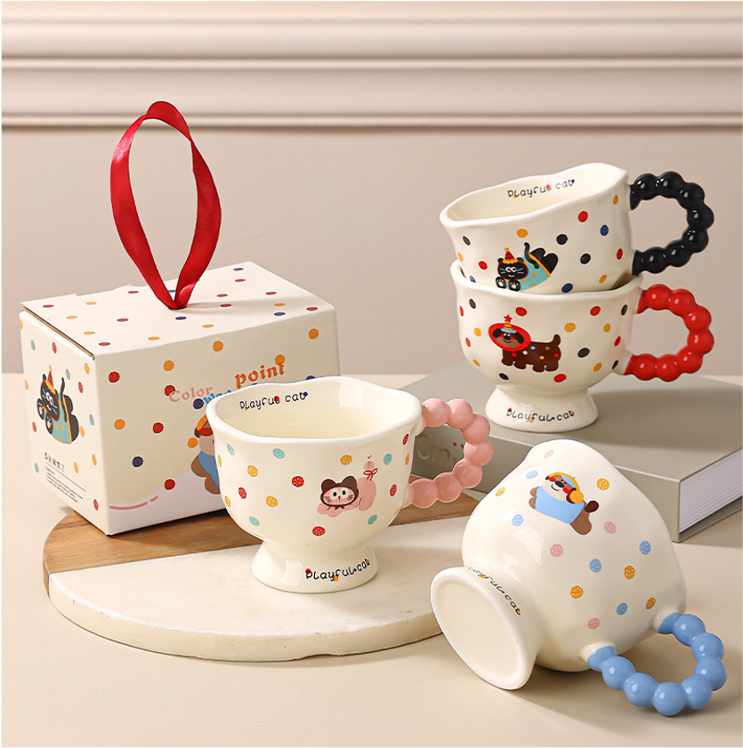 Playful Paws & Whiskers Mug Set