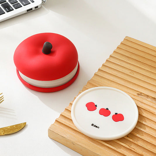 Creative Apple Round Coaster