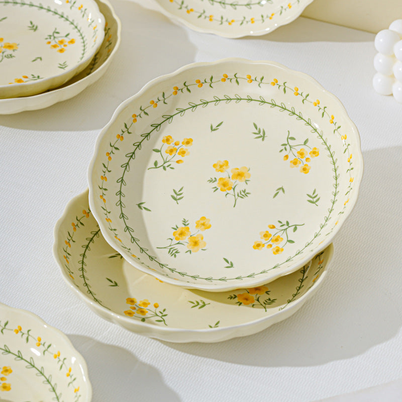 Spring Flower Plates