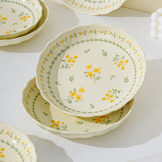 Spring Flower Plates