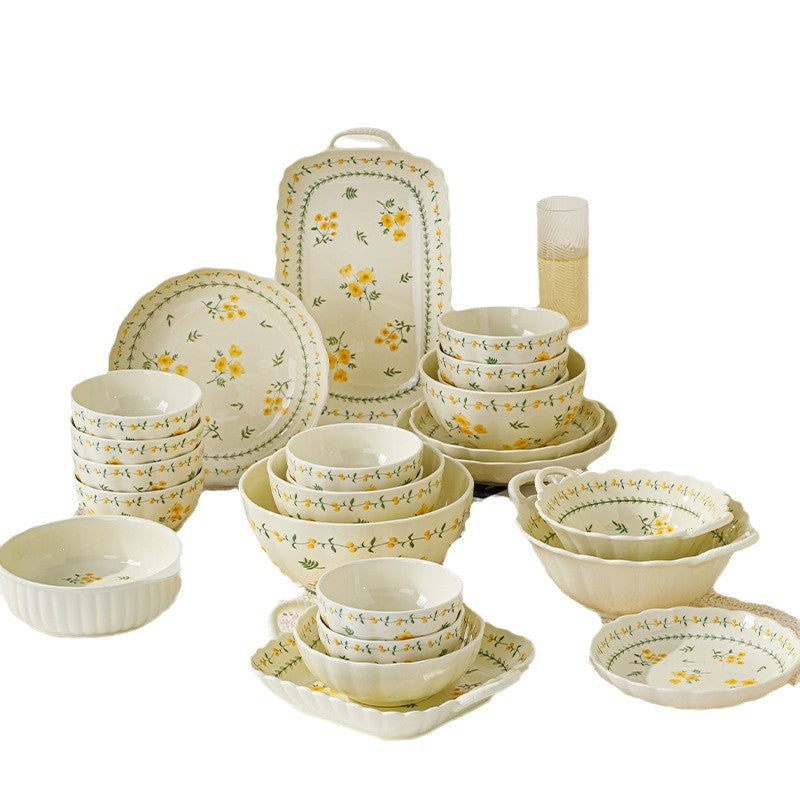 Spring Flower Plates