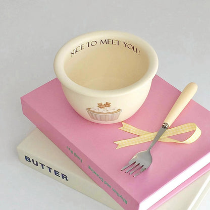 Nice to Meet You Bowl & Plate