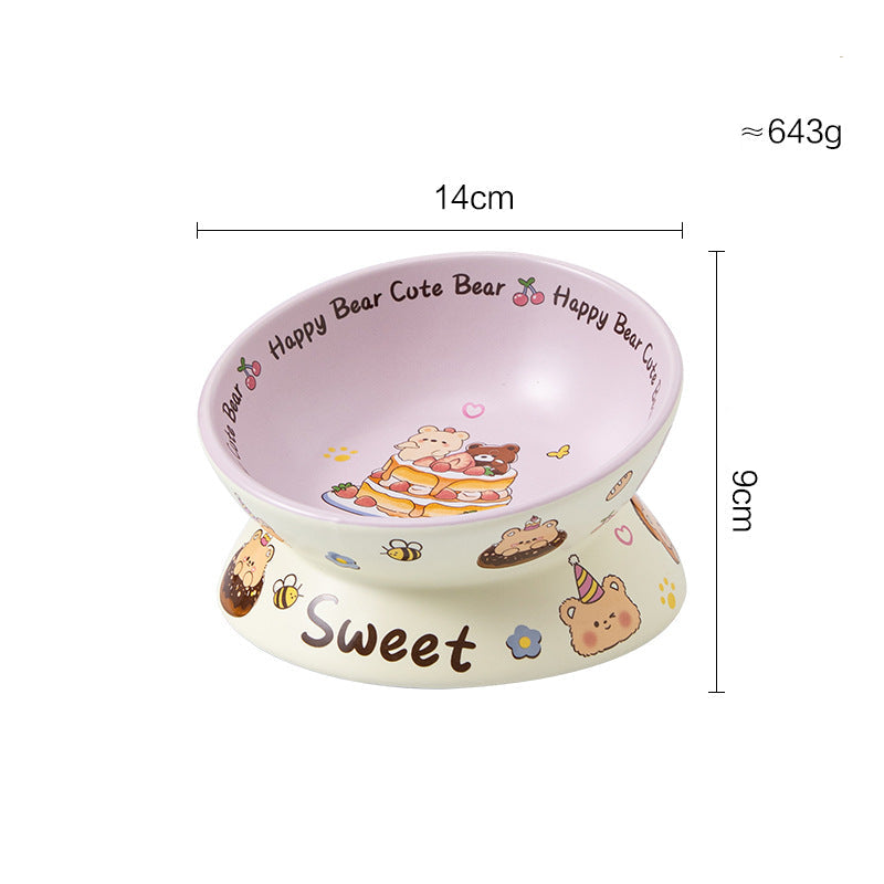 Bear Cake Cat & Dog Bowl