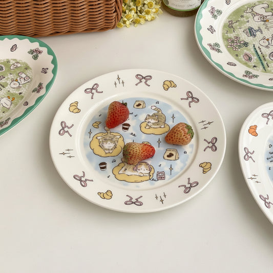 Cartoon Desert Plates