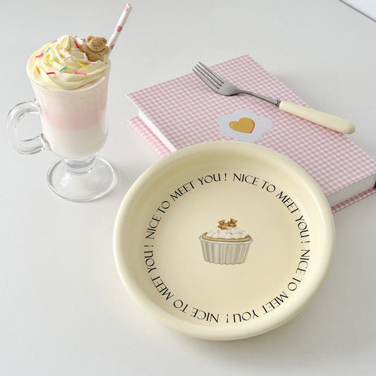 Nice to Meet you plate