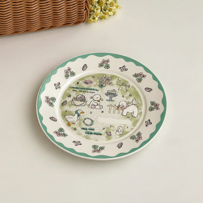 Cartoon Desert Plates