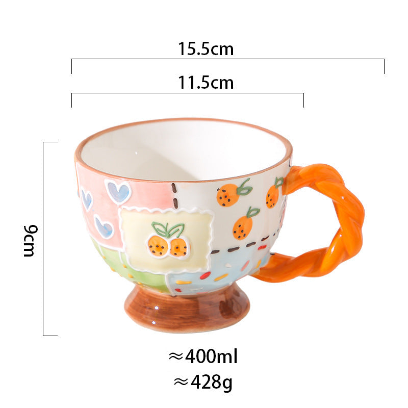 Hand Painted Ceramic Mug