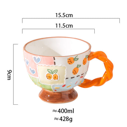 Hand Painted Ceramic Mug