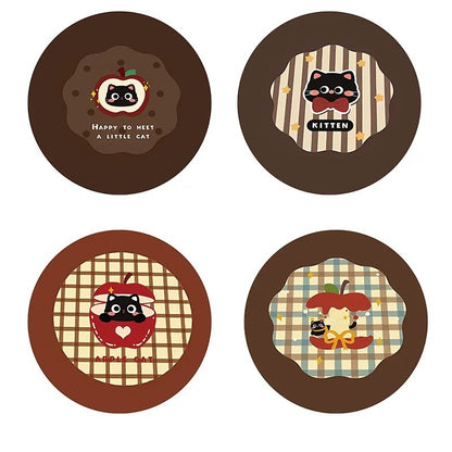 Cartoon Diatom Mud Coaster