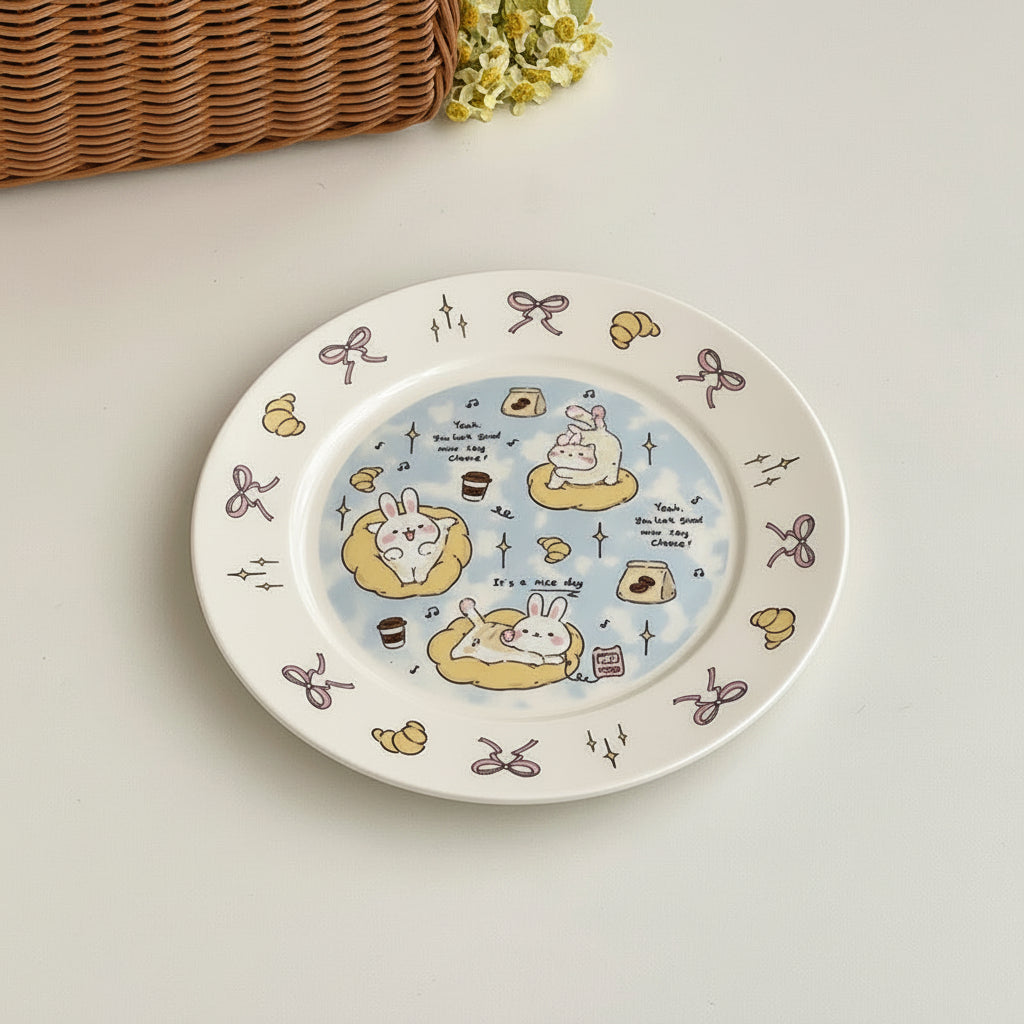 Cartoon Desert Plates