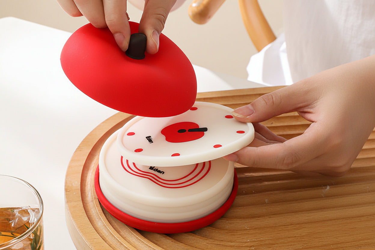 Creative Apple Round Coaster