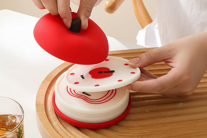 Creative Apple Round Coaster
