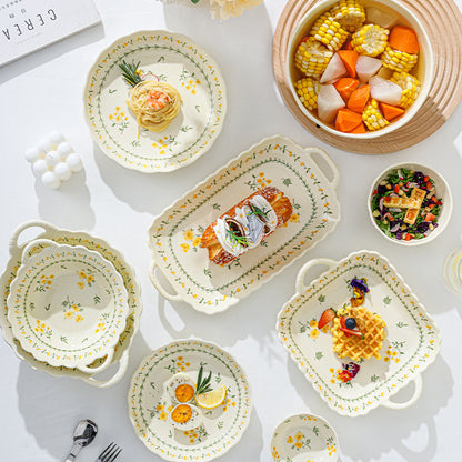 Spring Flower Plates