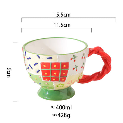 Hand Painted Ceramic Mug