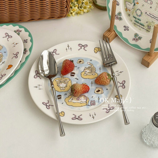 Cartoon Desert Plates