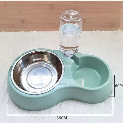 Cat bowl Automatic Feeder & Water Dispenser 2 in 1