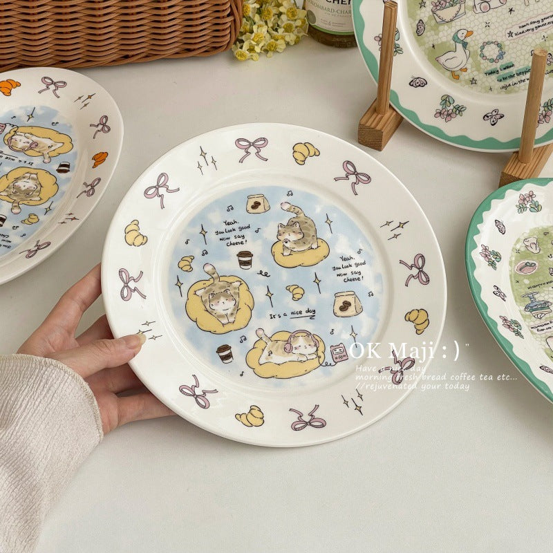 Cartoon Desert Plates