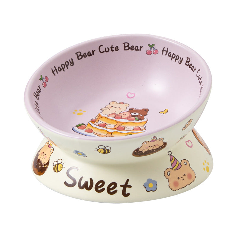 Bear Cake Cat & Dog Bowl