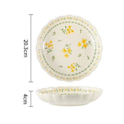 Spring Flower Plates