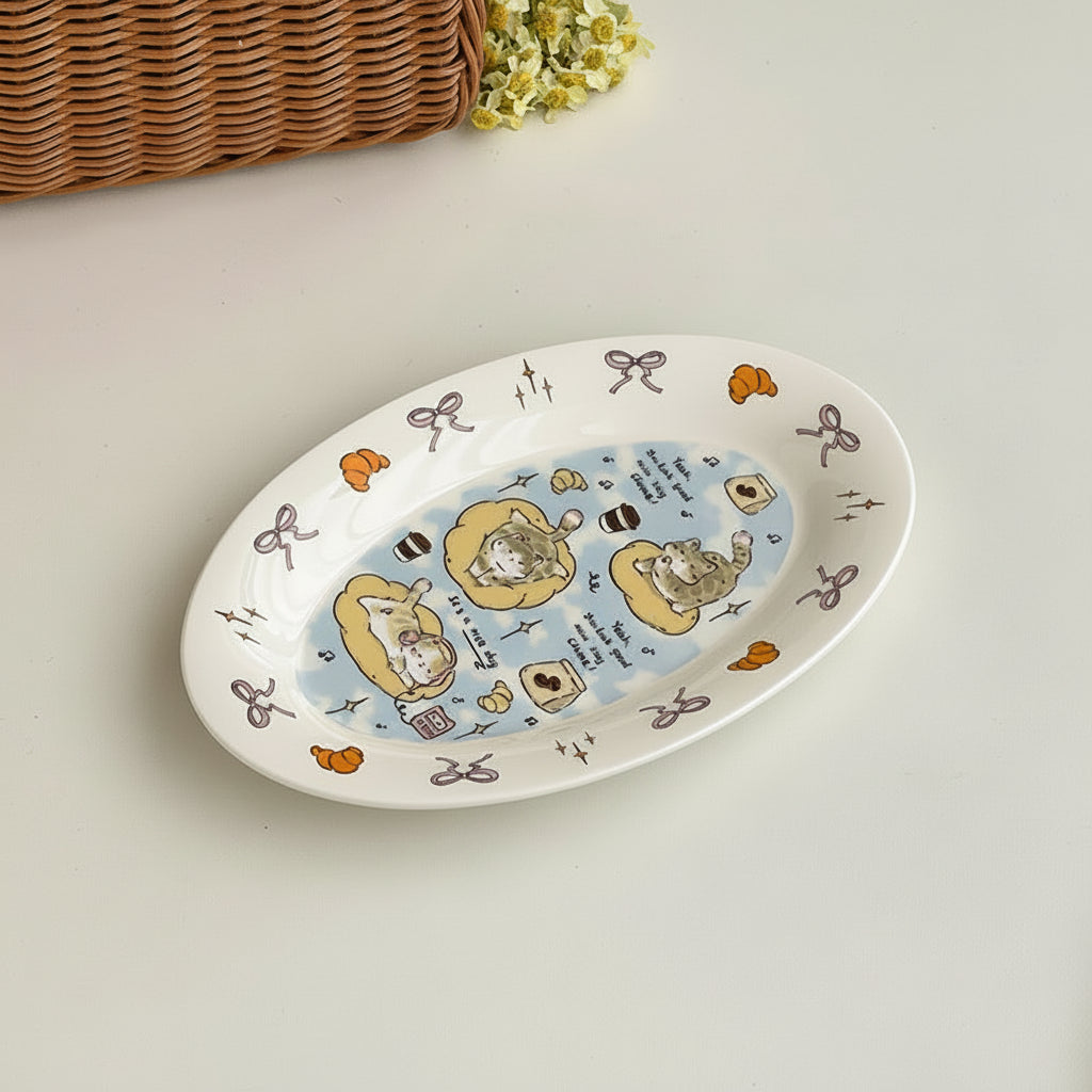 Cartoon Desert Plates