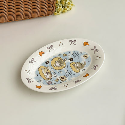 Cartoon Desert Plates