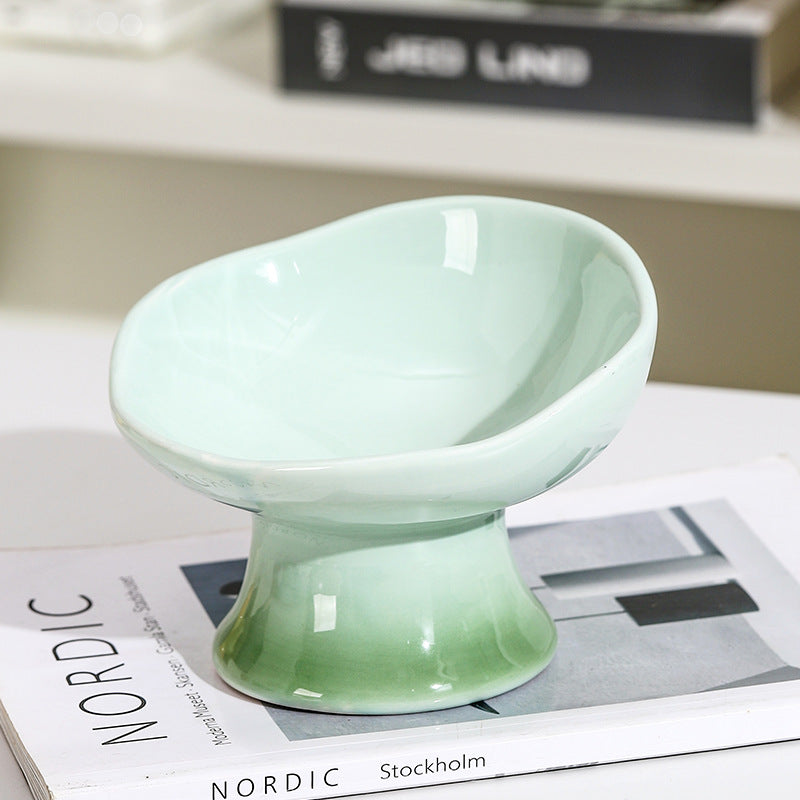 Cat & Dog Bowl Ceramic Petal