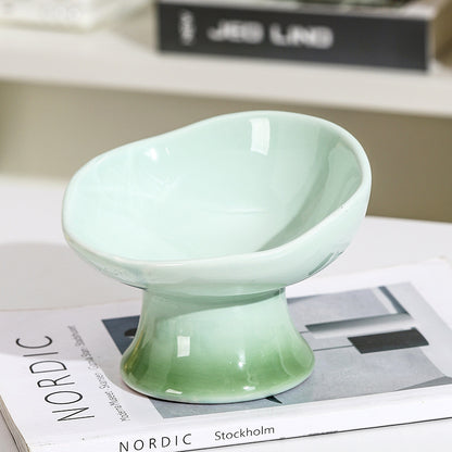 Cat & Dog Bowl Ceramic Petal