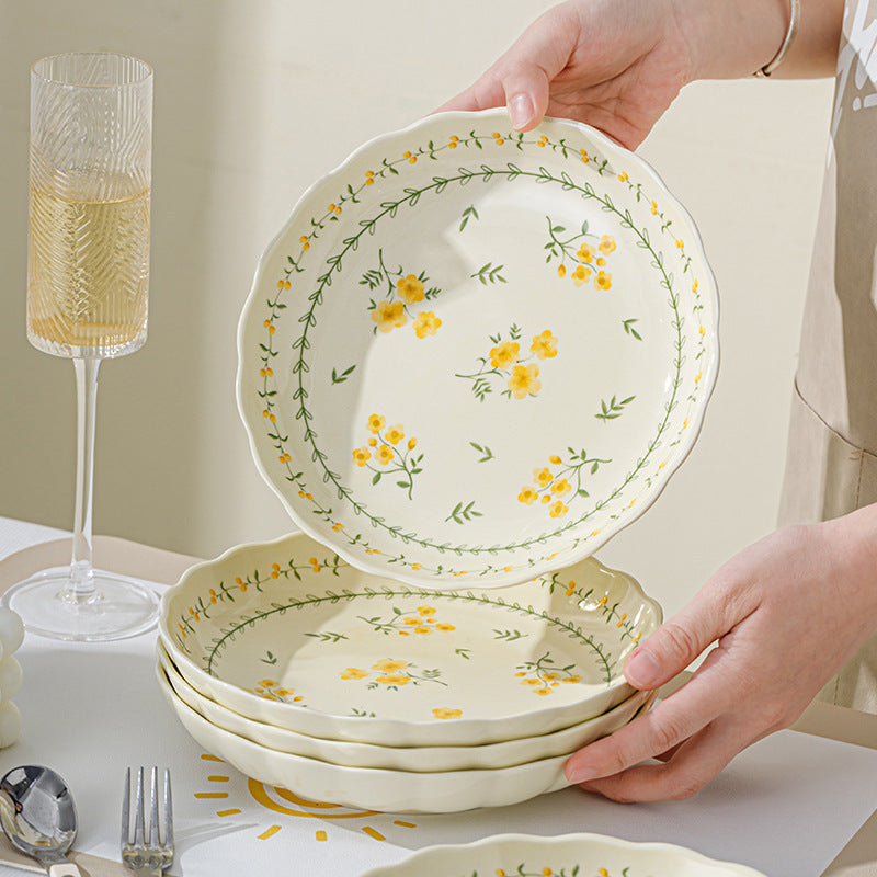 Spring Flower Plates