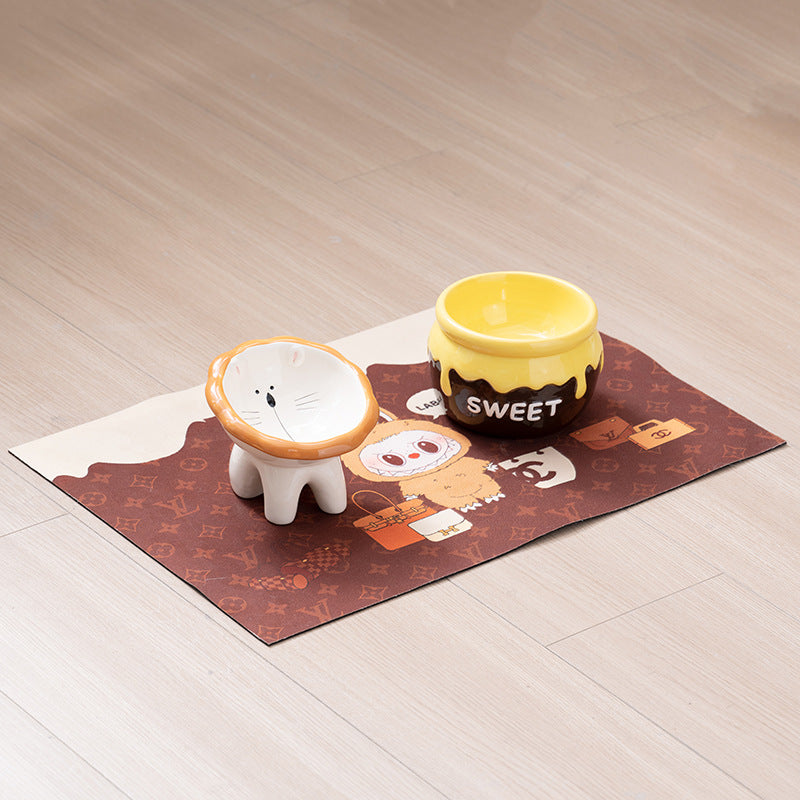 Honey Jar Cat & Dog Bowl