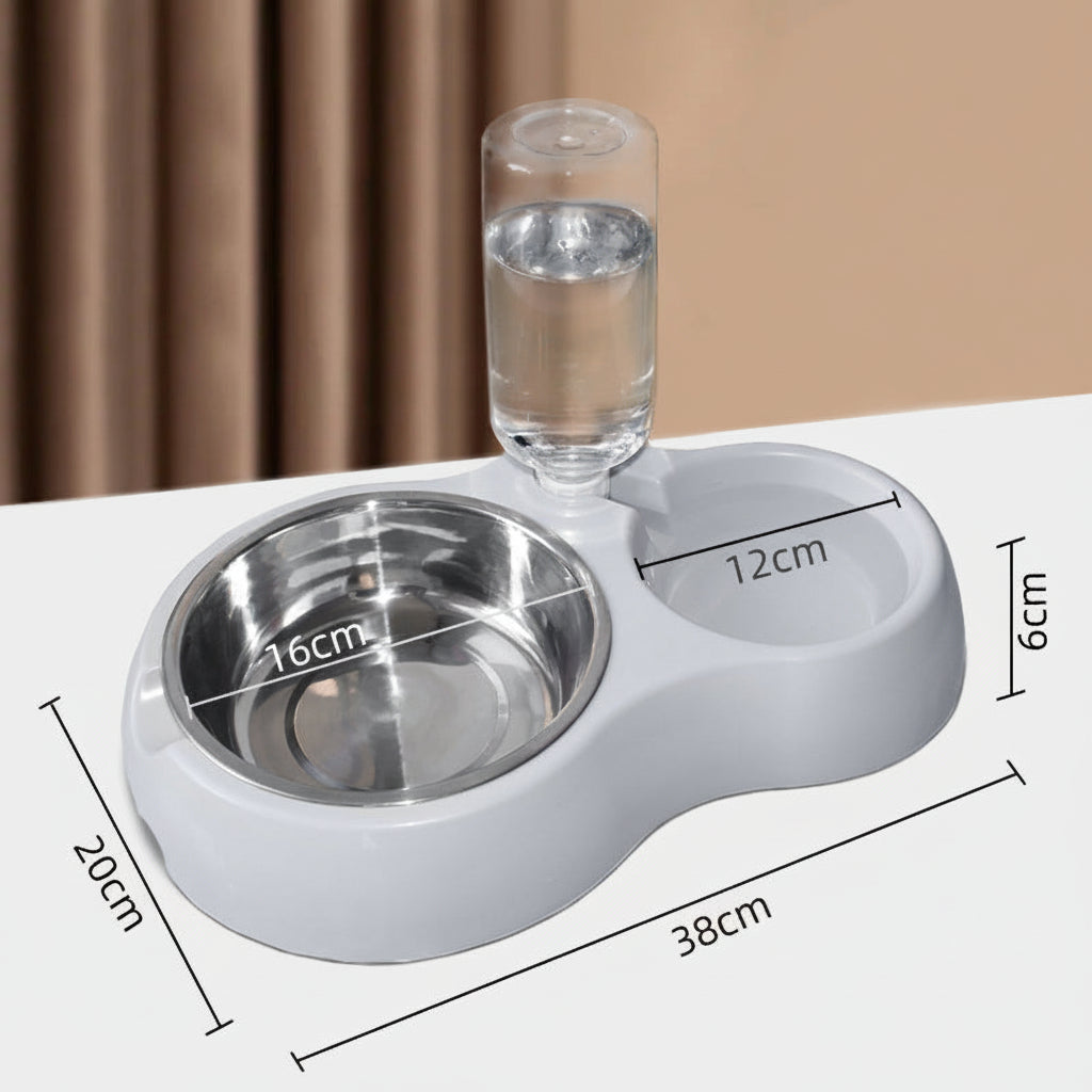 Cat bowl Automatic Feeder & Water Dispenser 2 in 1
