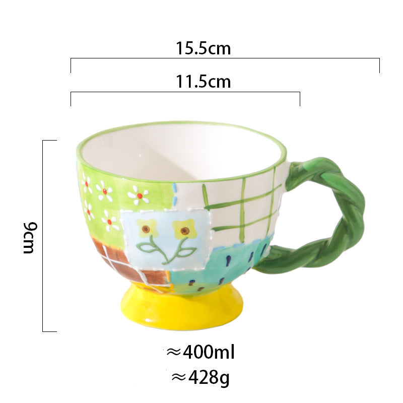 Hand Painted Ceramic Mug