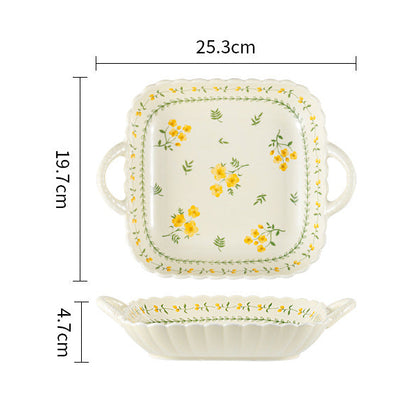 Spring Flower Plates
