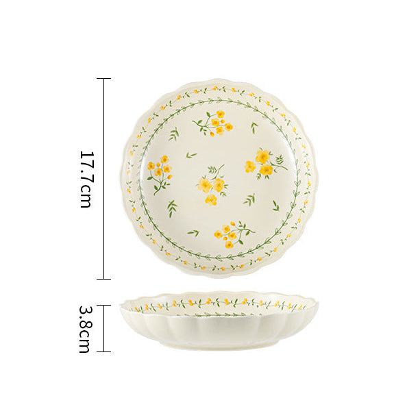 Spring Flower Plates