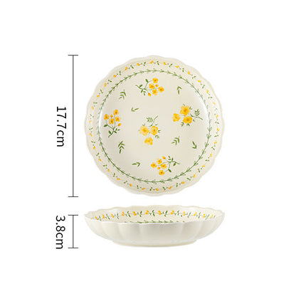 Spring Flower Plates