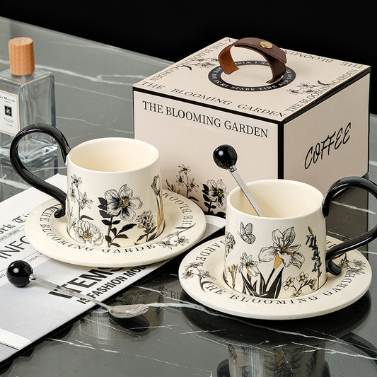Artistic Ceramic Coffee Cup Set