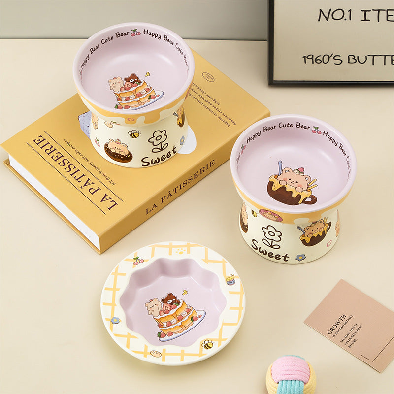 Bear Cake Cat & Dog Bowl