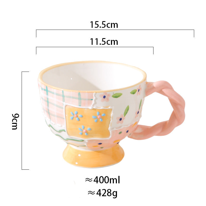 Hand Painted Ceramic Mug