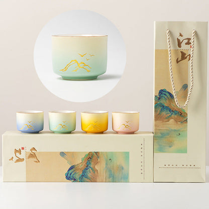 River and Mountain Tea Cup Gift Box
