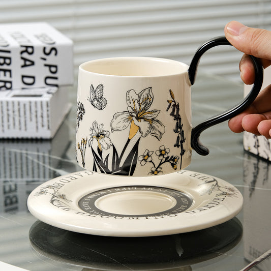 Artistic Ceramic Coffee Cup Set