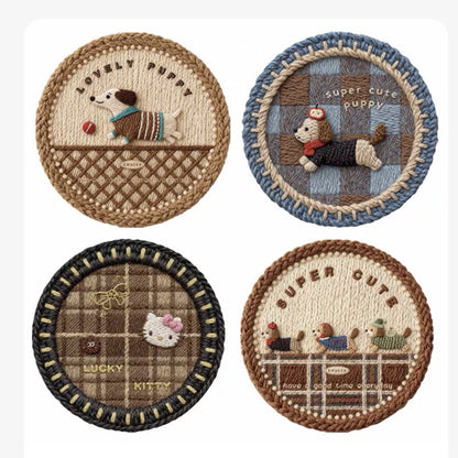 Cartoon Diatom Mud Coaster