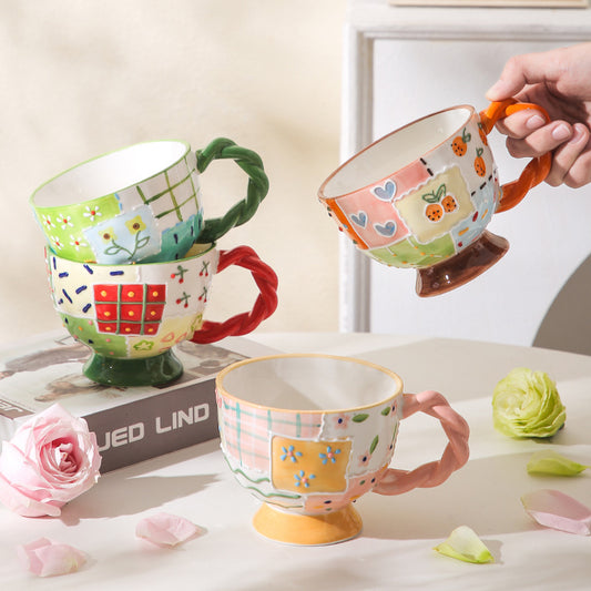 Hand Painted Ceramic Mug