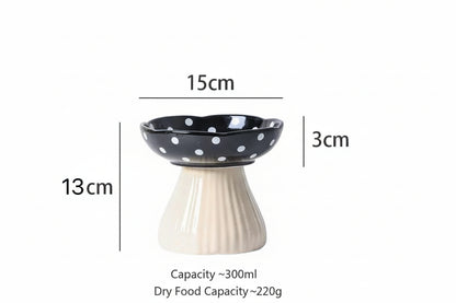Mushroom Cat & Dog Bowl