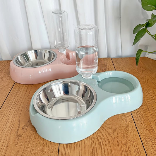 Cat bowl Automatic Feeder & Water Dispenser 2 in 1