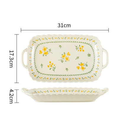 Spring Flower Plates