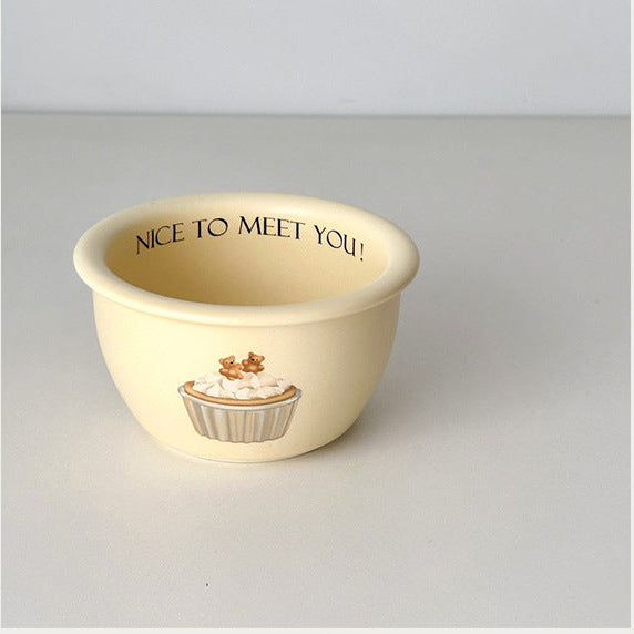 Nice to Meet You Bowl & Plate